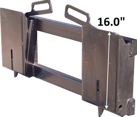 skid steer quick release plate